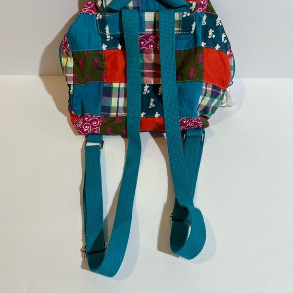 Disney Parks Mickey Patchwork Quilt Small Backpack - Picture 2 of 9